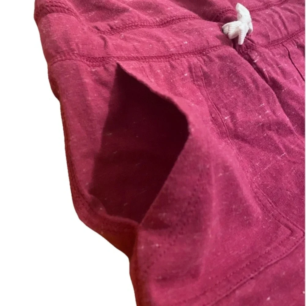 Nike Little Girls Size 5-6 Toddler Fuchsia Pink & White Sleeveless Romper